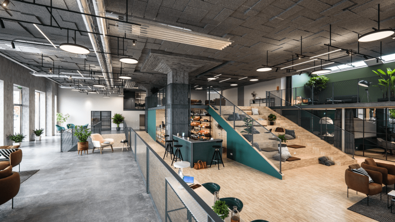 复古的loft风格办公空间设计欣赏
